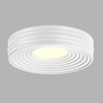 7704/40L AVRA LED SN 044 Светильник металл/пластик/белый LED 40Вт 4000K D470 IP20 MACARON