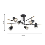 Потолочная люстра Trandy 4618-6C, 6*GU10*35W. ТМ F-Promo