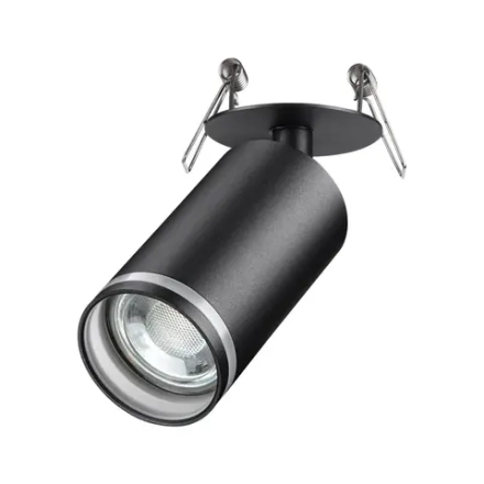 370881 SPOT NT22 573 черный Cветильник встраиваемый IP20 GU10 9W 220V ULAR
