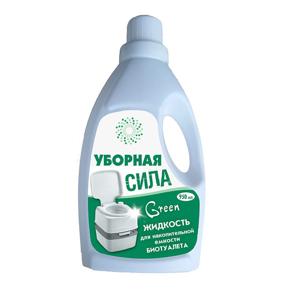 Уборная сила GreeN 950мл  жидкость для нижнего бачка