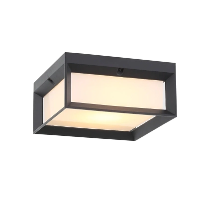 SL077.402.01 Светильник уличный потолочный ST-Luce Черный/Белый LED 1*12W 3000K