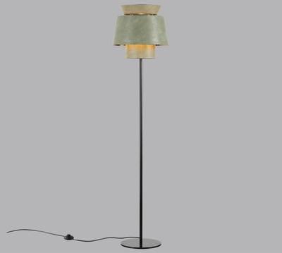 4992/1FA PENDANT ODL24 401 черный/зеленый/золотой/металл/экокожа Торшер E27 1*60W KRESSA