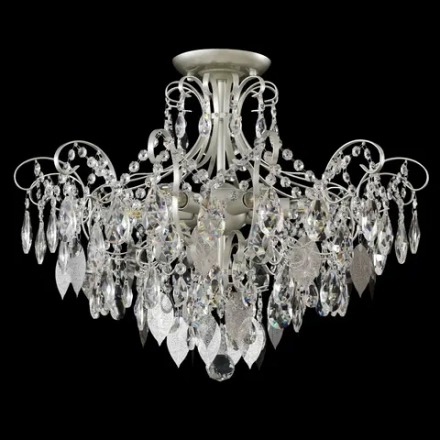 Светильник потолочный Crystal Lux ESMIRALDA PL6 SILVER 0524/106