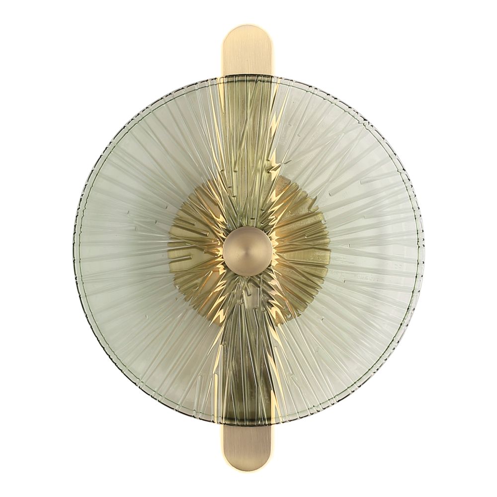 SL6141.321.01 Светильник настенный ST-Luce бронза/зелёный LED 1*11W 4000K