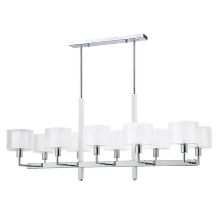 Люстры Crystal Lux MAESTRO SP-PL10 L1100 CHROME 2291/310L