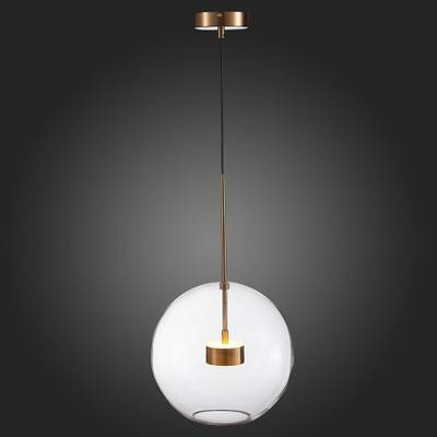 SL1133.223.01 Светильник подвесной ST-Luce Латунь/Прозрачный LED 1*14W 3000K