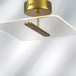 738043 Люстра ACRILE 14W LED 1236LM 120G ЗОЛОТО 3000K Lightstar