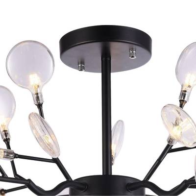 Подвесная люстра Skein 2480-10P, 30*G4LED*3W, 4914LM, 3000K. ТМ F-Promo