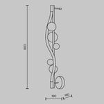 Настенный светильник (бра) Oasis 3000К 18Вт, MOD289WL-L18BS3K. TM Maytoni