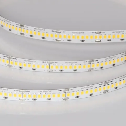 Лента ULTRA-A288-10mm 24V Warm3000 (17 W/m, IP20, 5m) (Arlight, высок.эфф.200 лм/Вт)