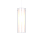 Подвесной светильник TR3672 CH/CL/FR хром/прозрачный/белый матовый E14 max 40W D110*1000