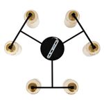 Потолочная люстра Arte Lamp LEO A7027PL-6BK, 6хE14