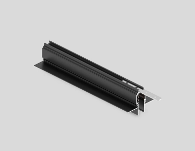 Шинопровод 2м встраиваемый под ГКЛ 12,5мм Magnetic standard 48V 10mm GL1922 BK черный IP20 2000*55*43