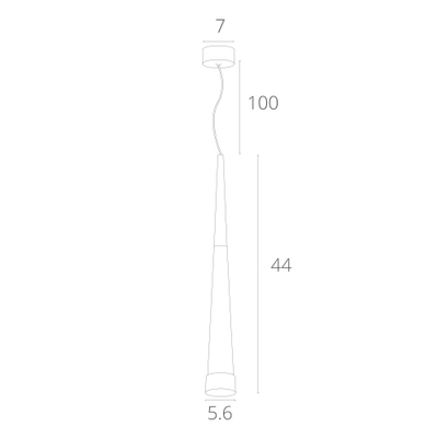 Точечный подвесной светильник Arte Lamp SABIK A6010SP-1CC, LED