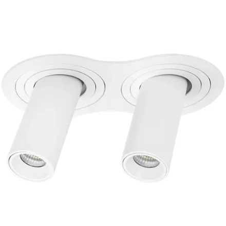 i626262 Светильник INTERO TUBO LED 10W*2 500LM*2 60G БЕЛЫЙ 3000K (217626+217262+217262)