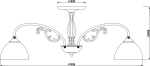 Потолочная люстра Arte Lamp SPICA A3037PL-8AB, 8хE27