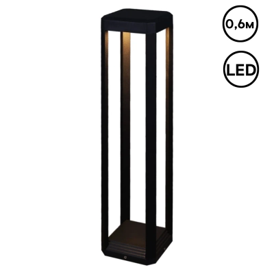 09971-0.7-001U 0,6M LED15W BK фонарь Reluce, LED