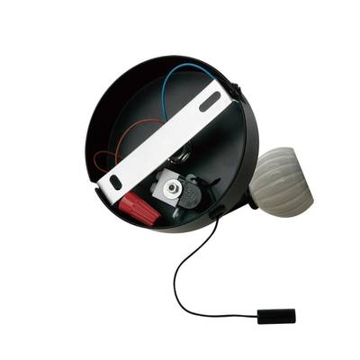 8273/1W NEOCLASSI черный/серый/белый, металл/керамика/стекло Бра Е14 1*40W 220V GLORIYA