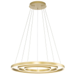 Citilux Дуэт CL719682 LED Люстра подвесная с пультом Золото