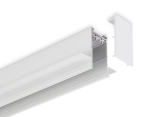 Шинопровод встраиваемый под ГКЛ 12,6мм Magnetic 220V GL1009 WH белый IP20 2000*62.5*56 (заглушки в комплекте)