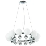 801124 Люстра SFERETTA 12х40W G9 ХРОМ/БЕЛЫЙ Lightstar