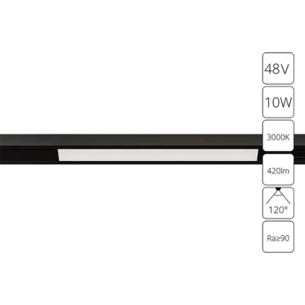 Магнитный трековый светильник Arte Lamp OPTIMA A7283PL-1BK, LED