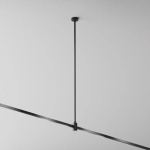 Крепление потолочное Long одинарное 700мм Flarity черный, TRA159C-S1-B. TM Maytoni