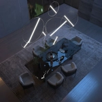 Подвесной светильник 90281/1 хром, LED