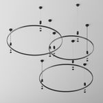 Шинопровод круглый 650мм Flarity черный, TRX154-R-D650-B. TM Maytoni