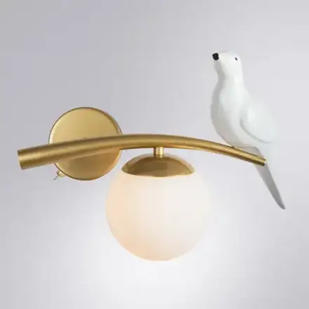 Настенный светильник Arte Lamp ELTANIN A3422AP-1GO, 1хE27