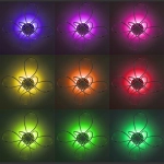 Citilux Джемини CL229B141E LED RGB Люстра с пультом Хром