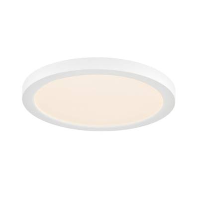 7754/18L MITRA LED SN Светильник пластик/белый LED 18Вт 3000-6500К D225 IP20 CCT/датчик движения NEBULA
