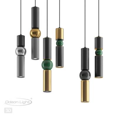 4071/5L L-VISION ODL19 475 серый/золото Подвес GU10 1*5W SAKRA