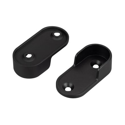 Держатель настенный WARDROBE-1930 BLACK (Arlight, Металл)