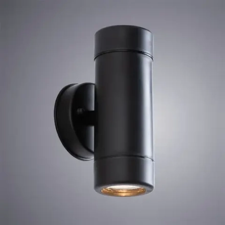 Фасадный светильник Arte Lamp ATLAS A3503AL-2BK, 2хGU10