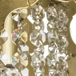 727011 Люстра VERONA 1х40W E14 ЗОЛОТО/ПРОЗРАЧНЫЙ Lightstar