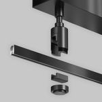 Основание потолочное Short для блока питания с вводом питания Flarity черный, TRA156C-BB1-B. TM Maytoni