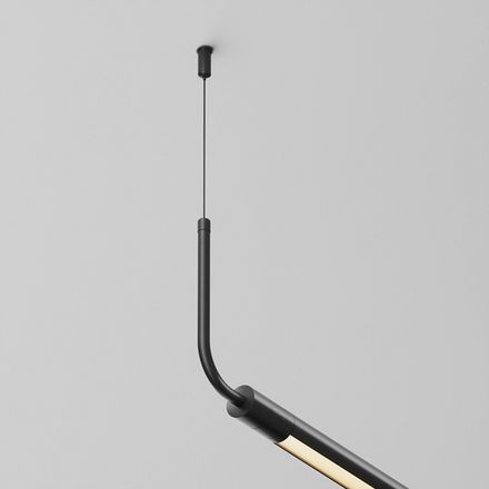 Заглушка для подвесного монтажа системы Shelf без ввода питания с тросом, CA024PL-B. TM Maytoni