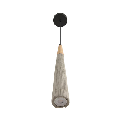 8351/1C SUSPENTIONI LN26 326 черный/серый/бежевый, металл/дерево/цемент Подвес GU10 LED 5W 220V EOLIANA