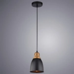 Подвесной светильник Arte Lamp EURICA A4248SP-1BK, 1хE27