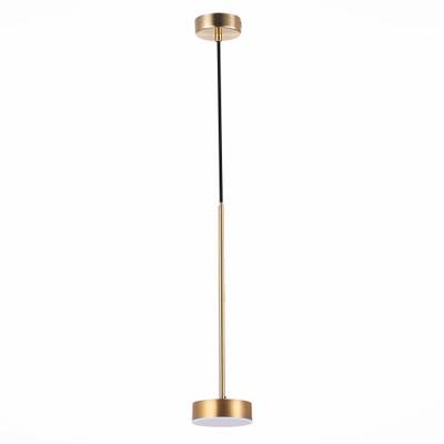 SL6000.303.01 Светильник подвесной ST-Luce Латунь/Латунь LED 1*7W 3000K
