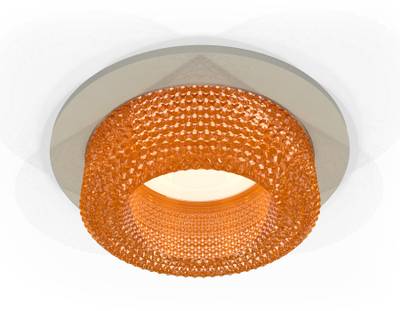 Комплект встраиваемого светильника XC7623024 SGR/CF серый песок/кофе MR16 GU5.3 (C7623, N7195)