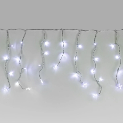 Гирлянда бахрома белый 1,8*0,5м IP20 100-002 белый, LED