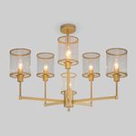 Умная потолочная люстра 60144/6 золото