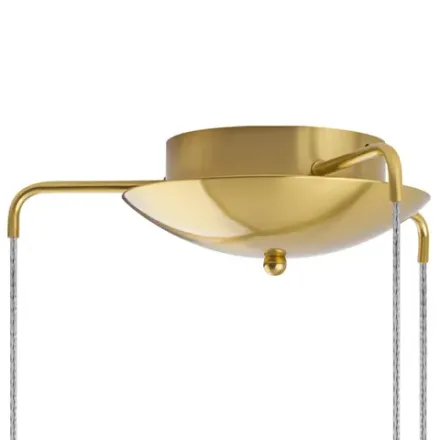 L3T747143 Люстра TUBO LED 15W 840LM 360G ЗОЛОТО 4000K (574713+747143 (3шт)