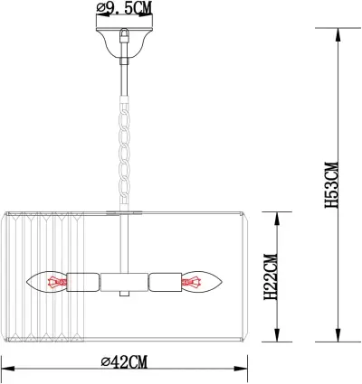 Подвесная люстра Arte Lamp POLLUX A1033LM-6GO, 6хE27