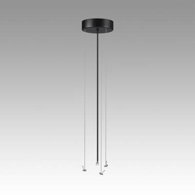 7756 (7758)/L SN 097 Подвесное крепление для светильника QUASAR LED металл/черный 1,5м QUASAR