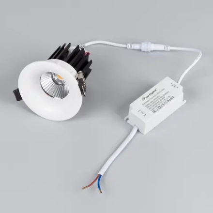 Светильник MS-FOGGY-BUILT-R86-10W Warm3000 (WH, 36 deg, 230V) (Arlight, IP54 Металл, 5 лет)