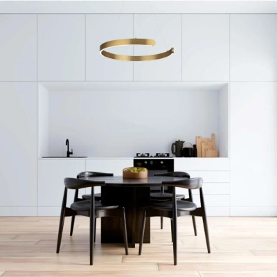 6535/43L LEDIO LN26 266 латунь Светильник подвесной LED 43W 3000/4000/6000К 220V INDIE
