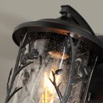 4963/1W NATURE ODL22 735 черный/стекло Ландшафтный настен.светильник E27 1*60W IP44 CUITA